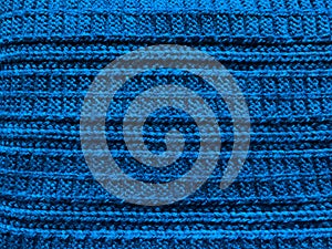 Knitting pattern. knitting woolen background, knitting