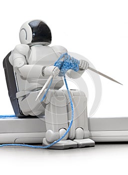 Knitting robot