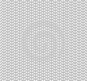 Knitting vector pattern. Vector texture seamless pattern. White knit texture seamless pattern. Vector seamless