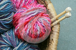 Knitting wool