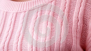 knitwork pink sweater