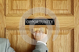 Knocking on the door to opportunity