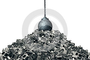 Knocking Down Symbol photo
