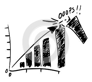 Knocking the top off the market graphic table photo