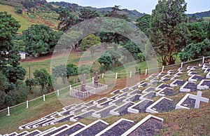 Knollcombes Graveyard on St Helena