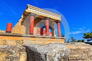 Knossos, Crete ruins of Knossos, Greece