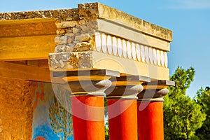 Knossos, Crete ruins of the Minoan Palace, Greece