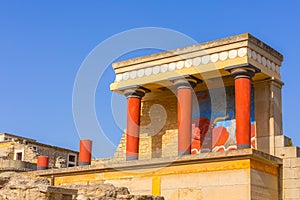 Knossos, Crete ruins of the Minoan Palace, Greece