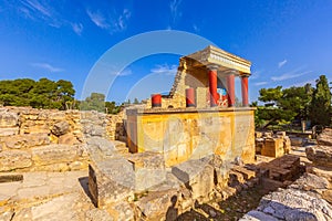 Knossos, Crete ruins of the Minoan Palace, Greece