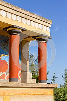 Knossos, Crete ruins of the Minoan Palace, Greece