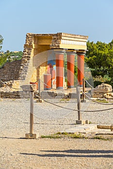 Knossos, Crete ruins of the Minoan Palace, Greece