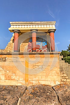 Knossos, Crete ruins of the Minoan Palace, Greece