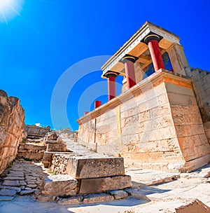 Knossos near Heraklion, Crete island, Greece