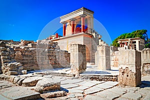 Knossos near Heraklion, Crete island, Greece