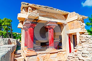 Knossos near Heraklion, Crete island, Greece