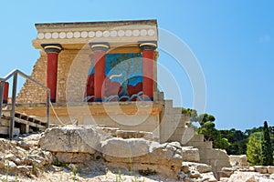 Knossos palace. Crete, Greece