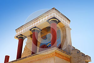 Knossos palace at Crete, Greece