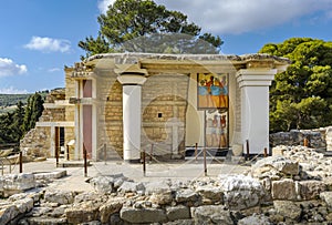 Knossos palace. Crete, Greece