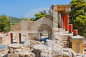 Knossos palace. Crete, Greece