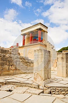 Knossos palace at Crete, Greece