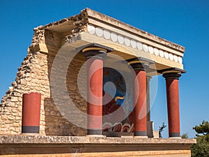 Knossos Palace Crete Greece