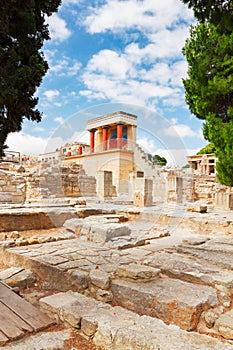 Knossos palace at Crete, Greece