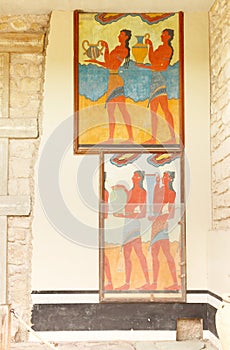 Knossos palace at Crete, Greece