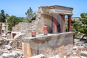 Knossos palace, Crete, Greece