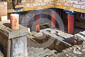 Knossos palace, Heraklion, Crete, Greece