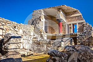 Knossos palace, Heraklion, Crete, Greece