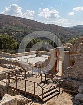 Knossos Palace and Landscape