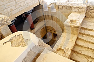 Knossos Palace ruins. Heraklion, Crete, Greece