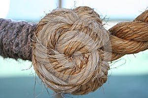 Knot on a boat