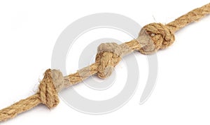 Knot on old rope
