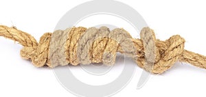 Knot on old rope