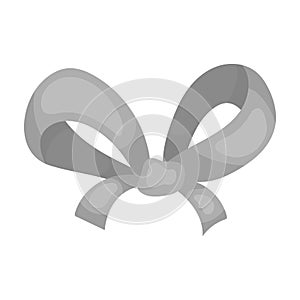 Knot, ornamentals, frippery, and other web icon in monochrome style.Bow, ribbon, decoration, photo