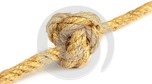 Knot on rope