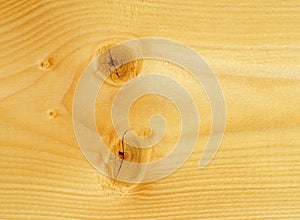 Knotholes on Wood Board