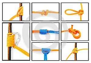 Knots collage