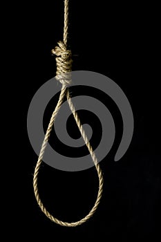 knotted gallows rope