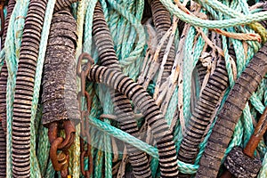Knotted and tangled ropes