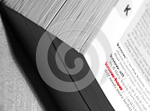 Know-how in dictionary