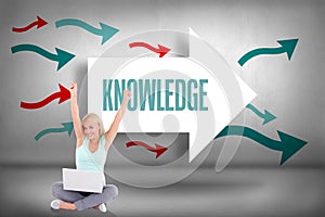 Knowledge against arrows pointing