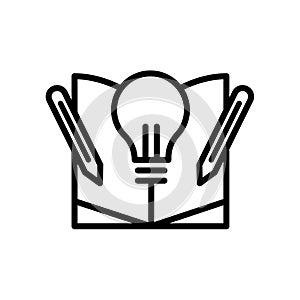 knowledge base icon isolated on white background