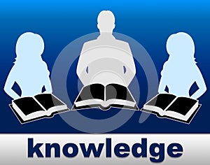 Knowledge Books Indicates Proficiency Textbook And Expertness