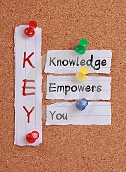 Knowledge Empowers You and KEY Acronym