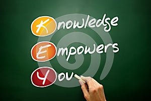 Knowledge Empowers You