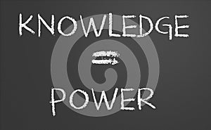 Knowledge is power photo