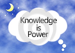 Knowledge Is Power Concept