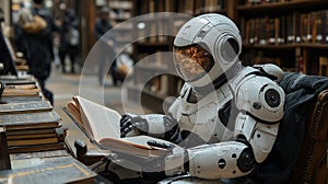 Knowledge Seeker: A Friendly Robot Reading in the Library. Generative AI